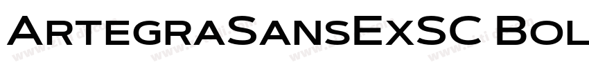ArtegraSansExSC Bold字体转换